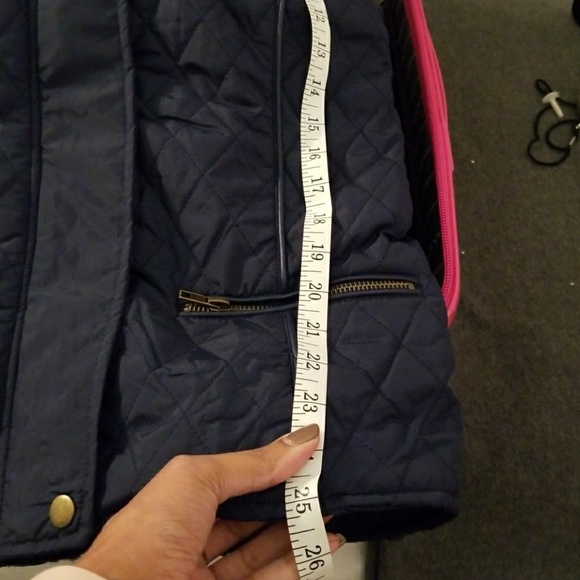 Blue quilted fur-lined vest - Picture 6 of 6